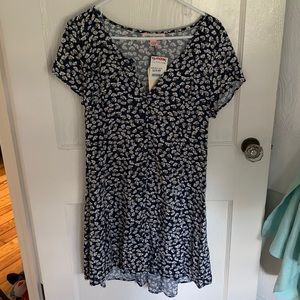 Blue flowered sundress